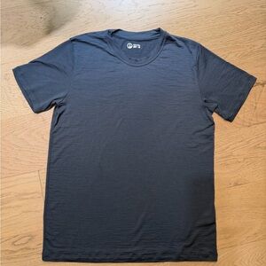 Outlier Ultrafine Merino T-Shirt - Charcoal Grey - Size Large - Made in USA